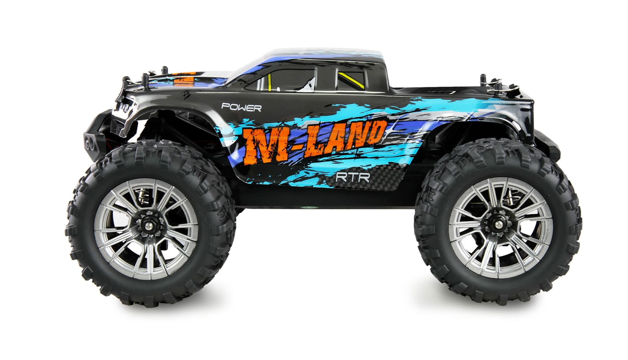 Amewi M-Land RC Monstertruck 48km_h 4WD 1_16 RTR blau - Art_-Nr. 22623