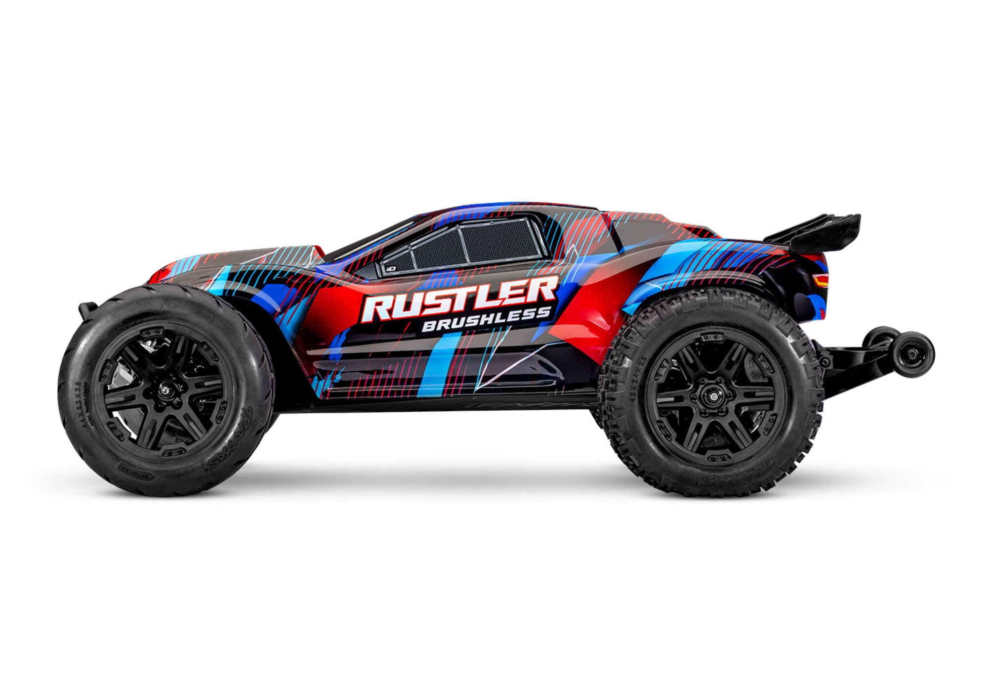 Traxxas Rustler 2WD VX3 Brushless RTR Stadium Truck Rot