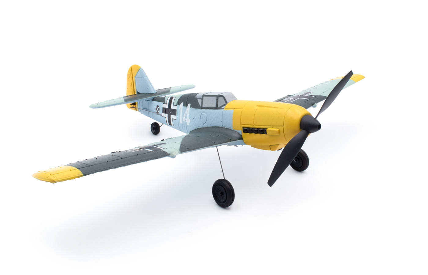 Modster mdx-bf-109-e-messerschmitt-rc-flugzeug-rtf-inkl-6-achs-flu