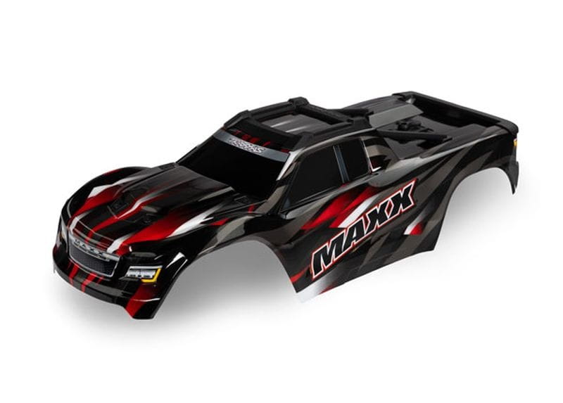 Traxxas Karosserie Wide Maxx rot lackiert _ Decal Sheet - RC-Zubehoer