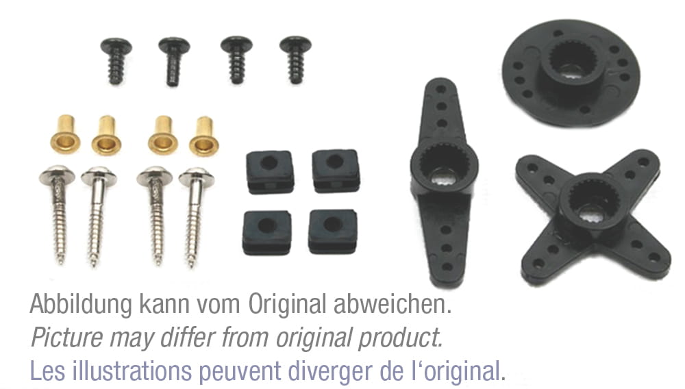 Multiplex Servozubehoer-Set RHINO _ RHINO pro SHV digi 4 - RC-Zubehoer