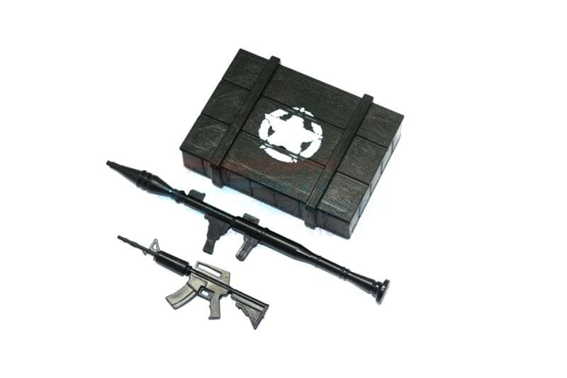 GPM Waffenbox _A_ mit Waffen 1_10 Set fuer Traxxas TRX4 - 6 - RC-Zubehoer