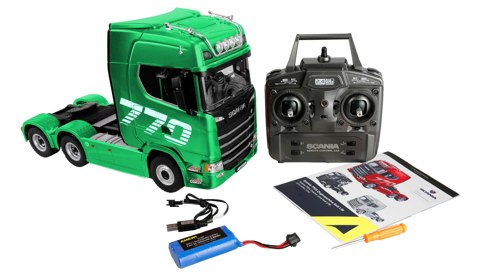 Amewi Scania 770 S Zugmaschine 6x4 1_18 RC Truck RTR silber - Art_-Nr. 22770