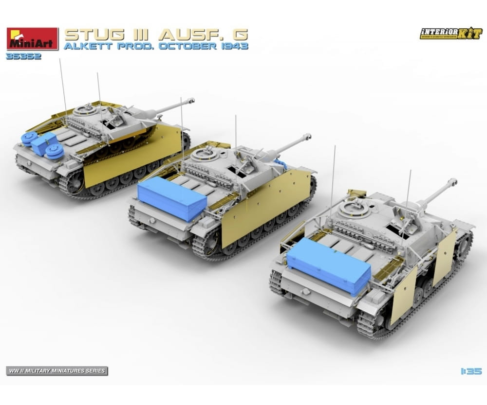MiniArt 1:35 Deutsches StuG III Ausf. G Pro Plastik Modellbausatz