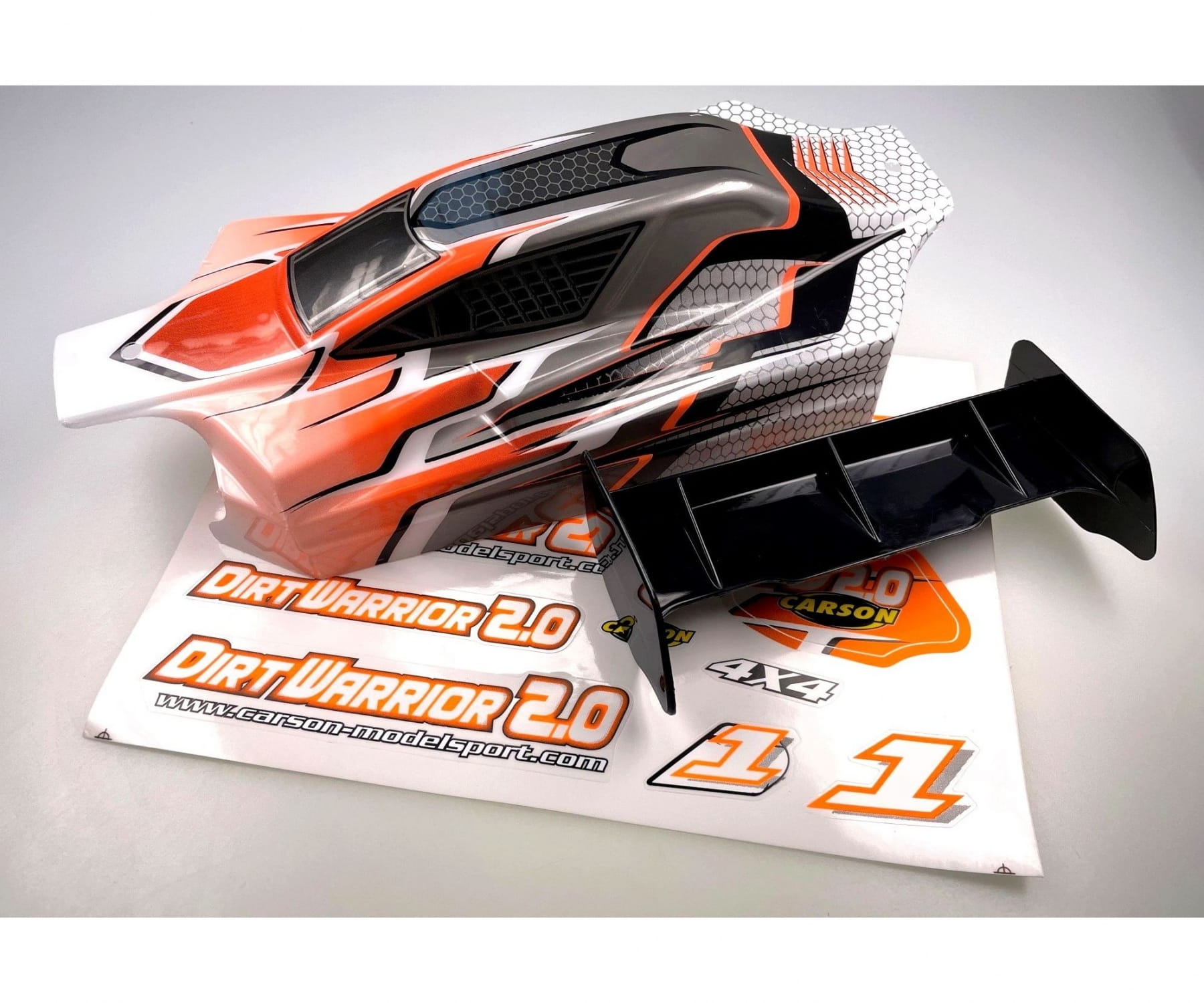 Carson X10EB Dirtwarr.Sport Karosserie_Spoiler - RC-Zubehoer
