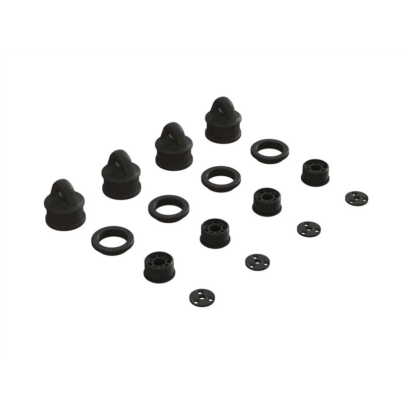 Arrma Shock Cap, Collar & Cartridge Set