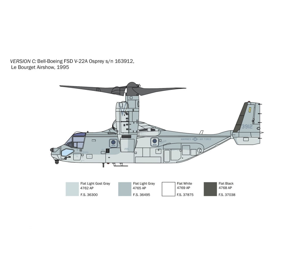 Italeri 1:72 V-22 OSPREY Tilt Rotor