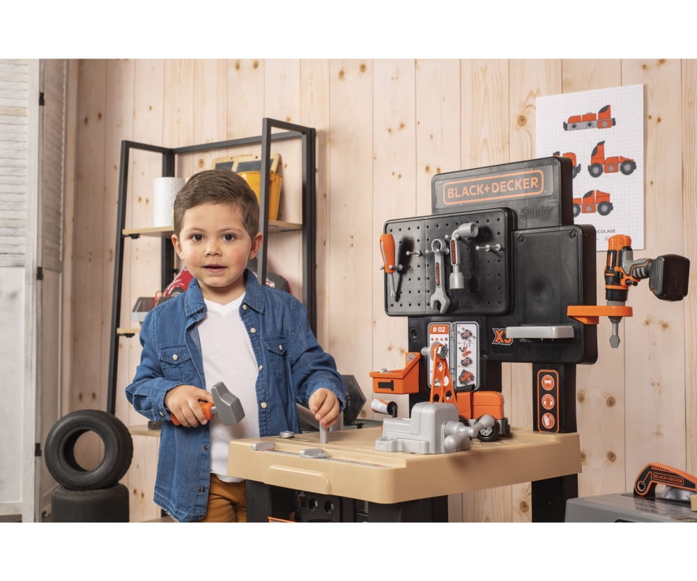 Smoby Black + Decker Mega Werkbank Center