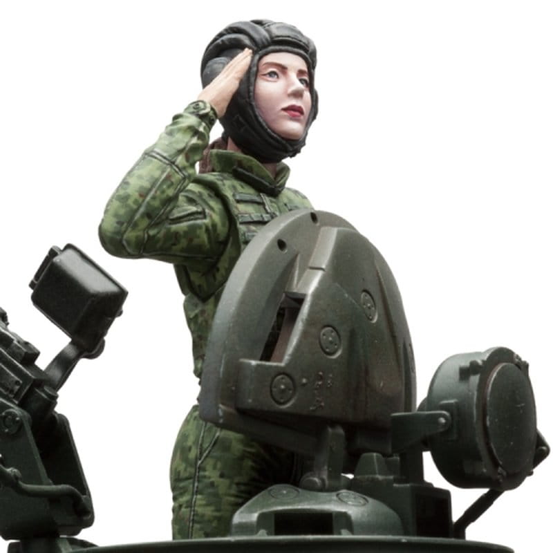 Torro RC 1_16 Figurenbausatz Russische Panzerkommandantin - RC-Zubehoer