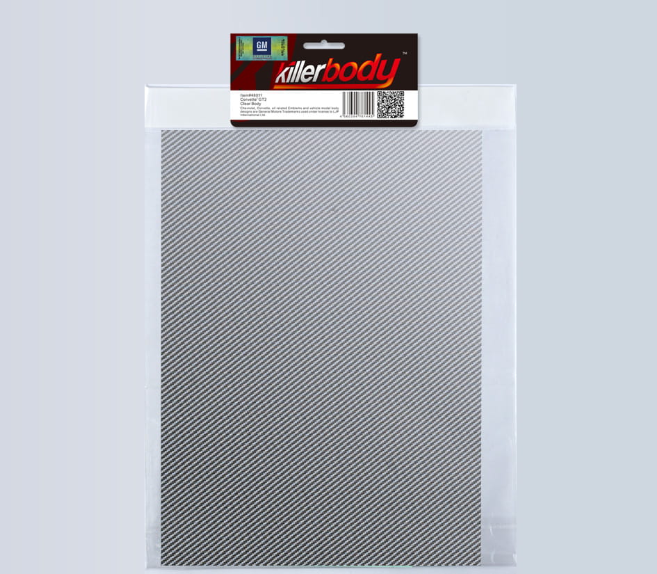 Killerbody Kohlefaser Dekorbogen _Type-B_ - RC-Zubehoer