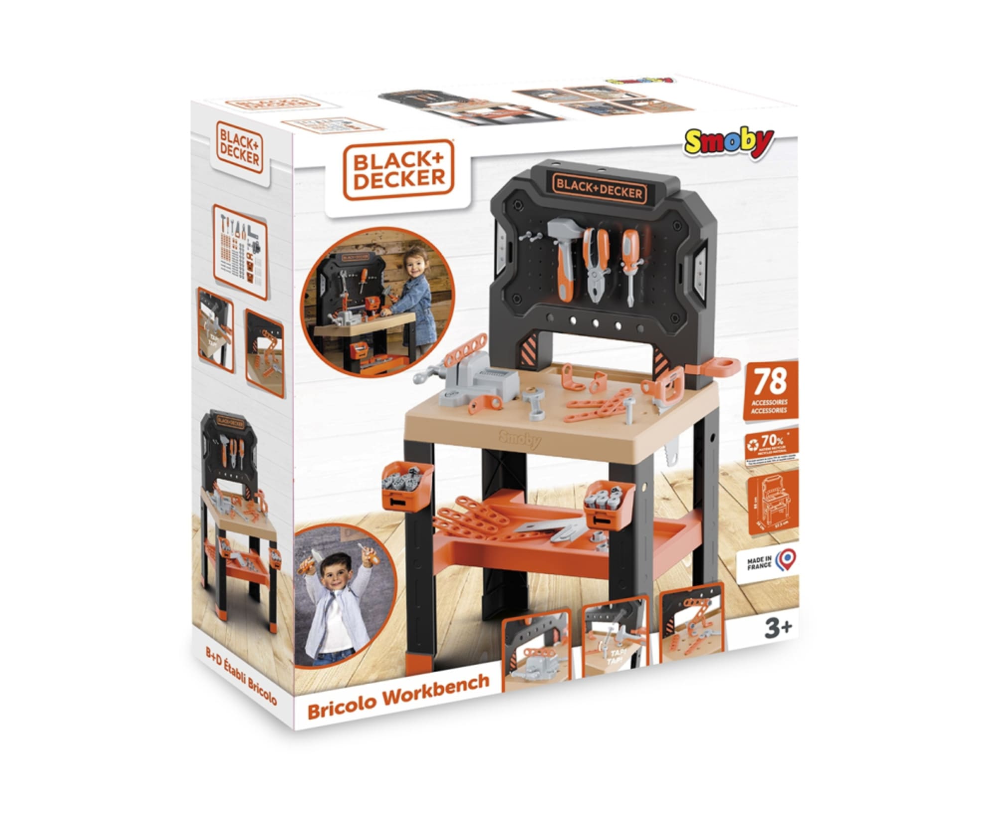 Smoby Black_Decker Werkbank