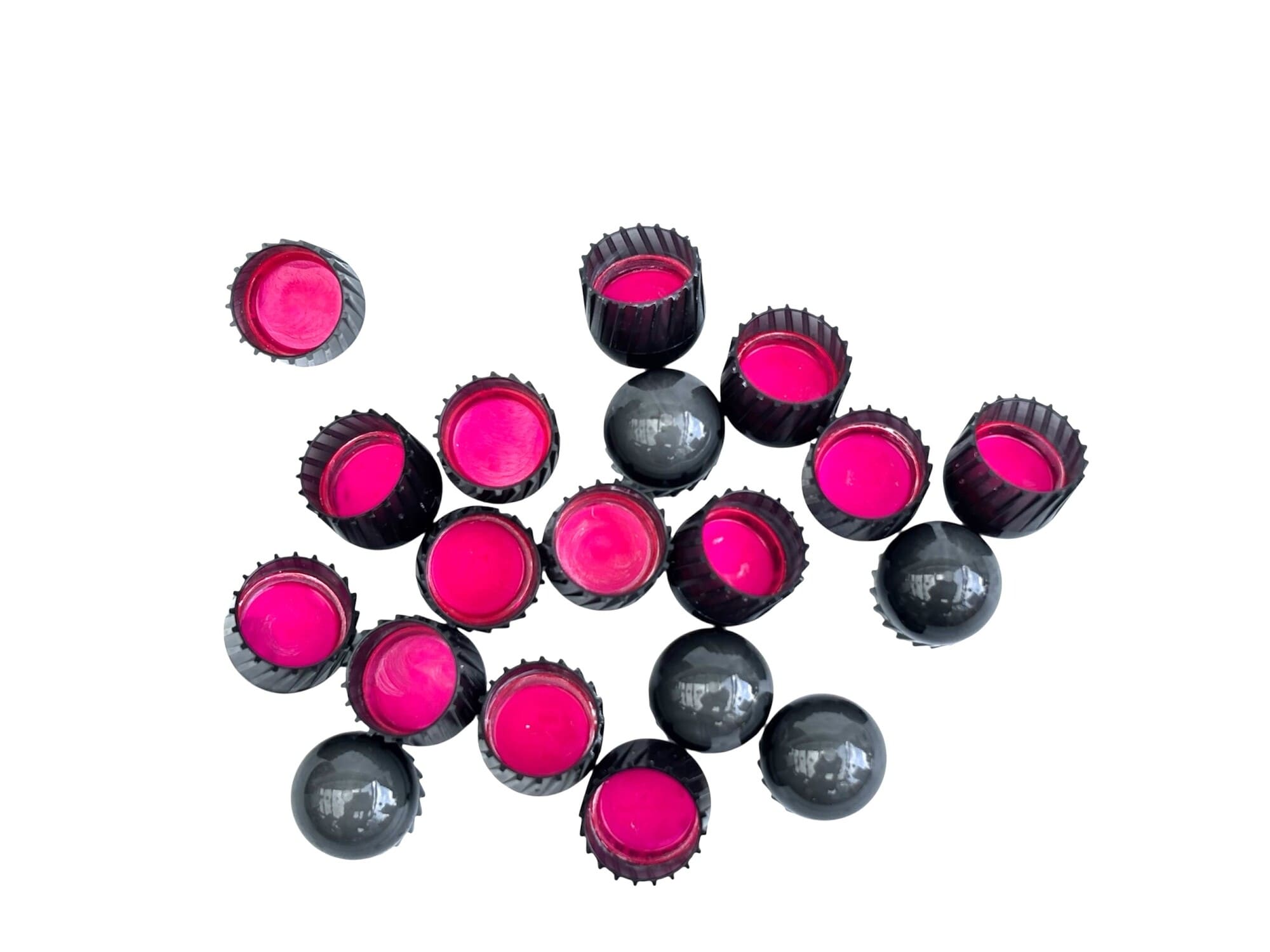 HS Projectiles Trainingsprojektile Paintball 50 Stueck Schwarz Pink MagFed