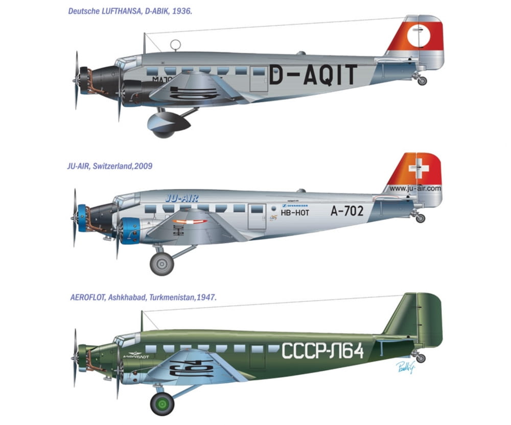 Italeri 1:72 JUNKERS JU-52 3/m "TANTE JU" LH