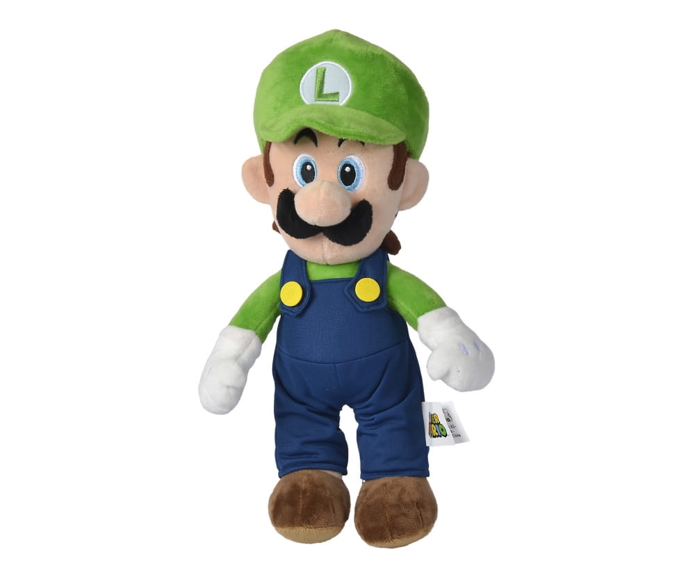 Simba Toys Super Mario Luigi Plüsch Figur, 30cm