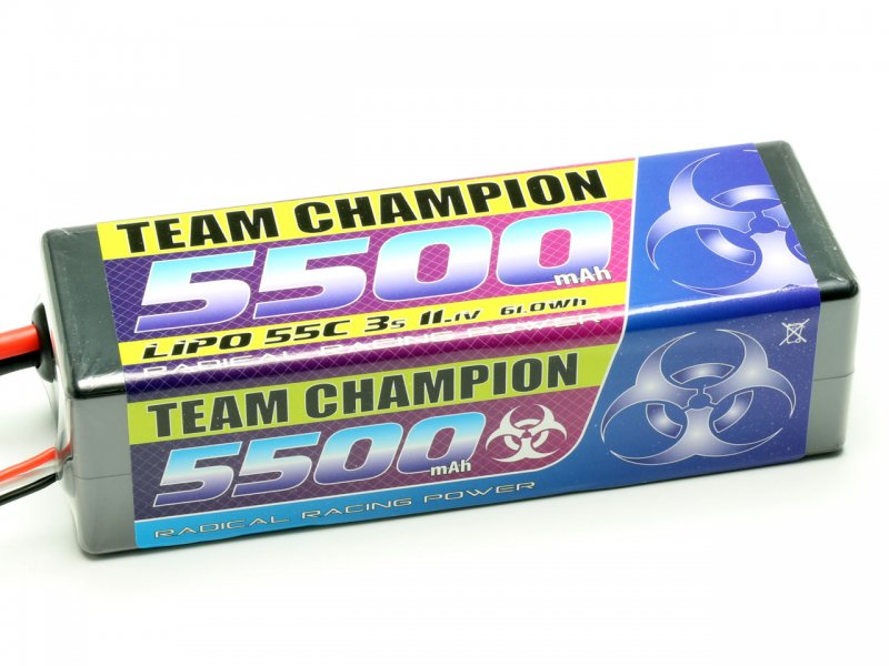 Pichler LiPo Akku Team Champion 5500 - 11_1V _ 55C _ Deans T - RC-Zubehoer