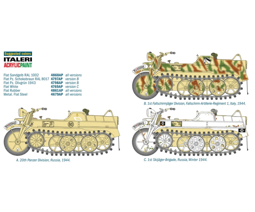 Italeri 1:9 NSU HK 101 "Kettenkrad" Italeri 1:9 NSU HK 101 "Kettenkrad"
