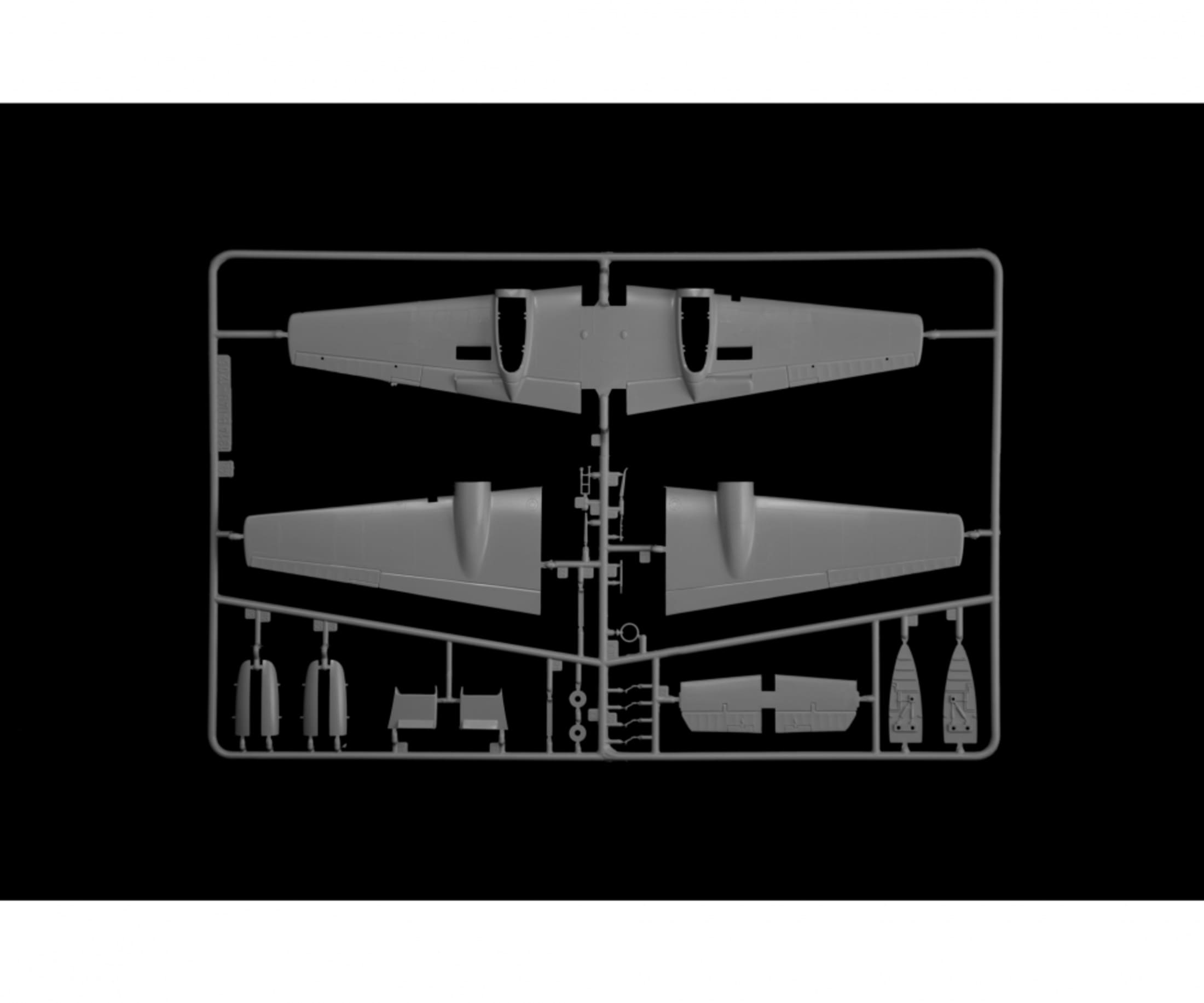 Italeri 1_72 Dt. BF-110 C-3_C-4 Zerstoerer Plastik Modellbausatz - RC-Zubehoer