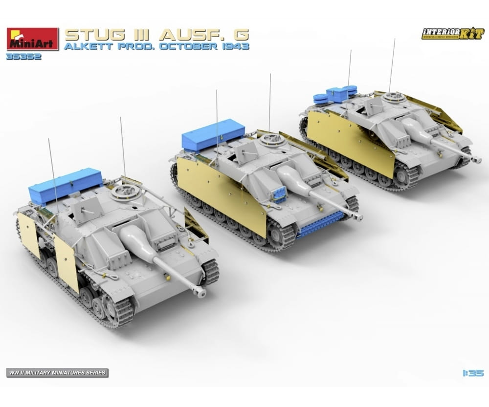 MiniArt 1:35 Deutsches StuG III Ausf. G Pro Plastik Modellbausatz