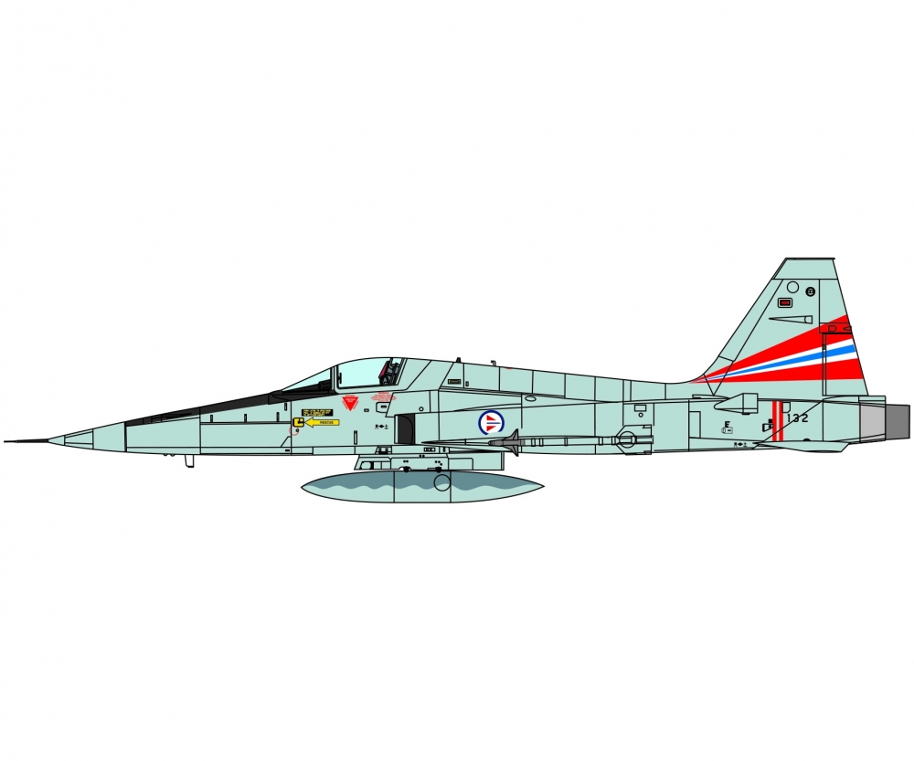 Italeri 1:72 US F-5A Freedom Fighter Jet Flugzeug