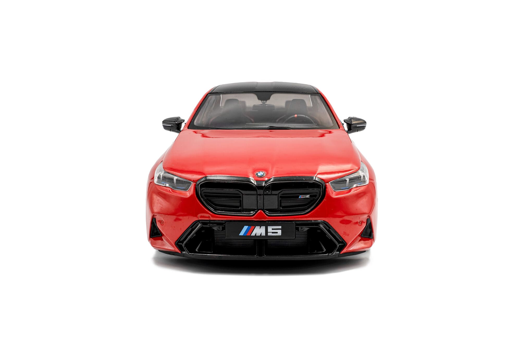 Solido BMW M5 G90 Feuerrot Standmodellauto im Massstab 1_18