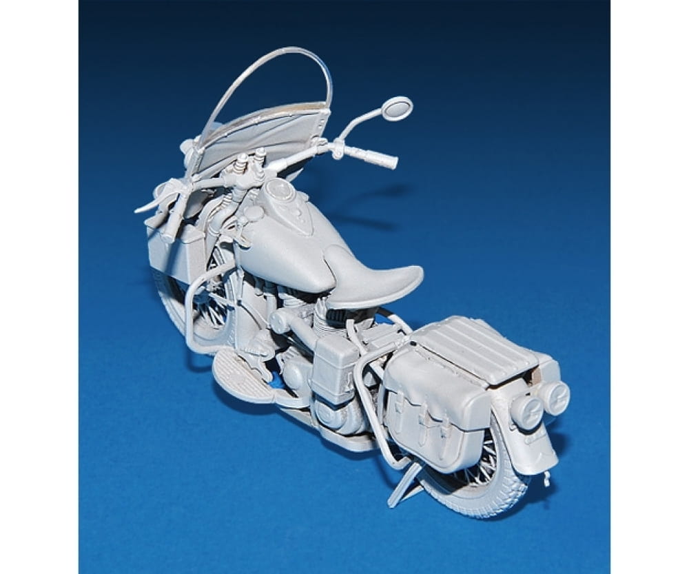 Plastikmodellbau von Miniart 1-35 us millitaerpolizei m motorrad