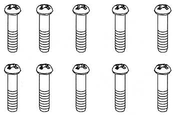 Robitronic M3x15mm Rundkopfschraube (10 Stk)