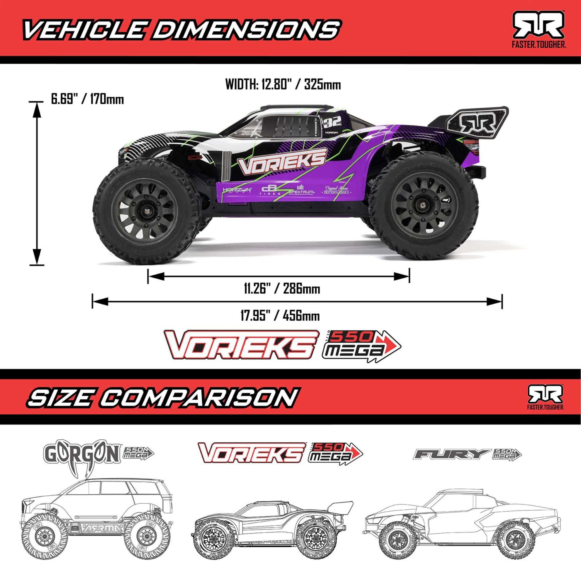 arrma-110-vorteks-mega-550-brushed-2wd-stadium-truck-rtr-mit-akku-lader-purple