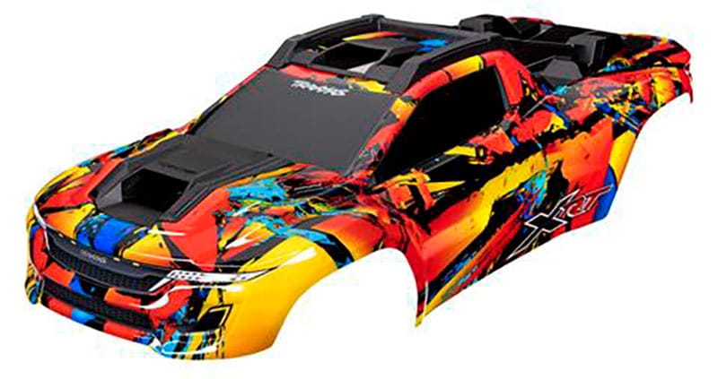Traxxas Karosserie XRT Solar Flare Edition mit Aufkleber Traxxas Karosserie XRT Solar Flare Edition mit Aufkleber - RC-Zubehoer
