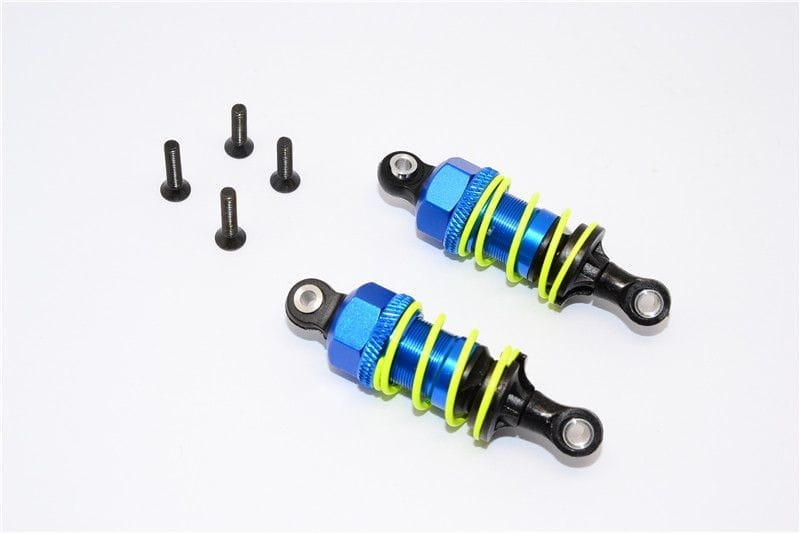 GPM Alu Dämpfer 50mm blau für Tamiya TT01 GPM Alu Daempfer 50mm blau fuer Tamiya TT01 - RC-Zubehoer