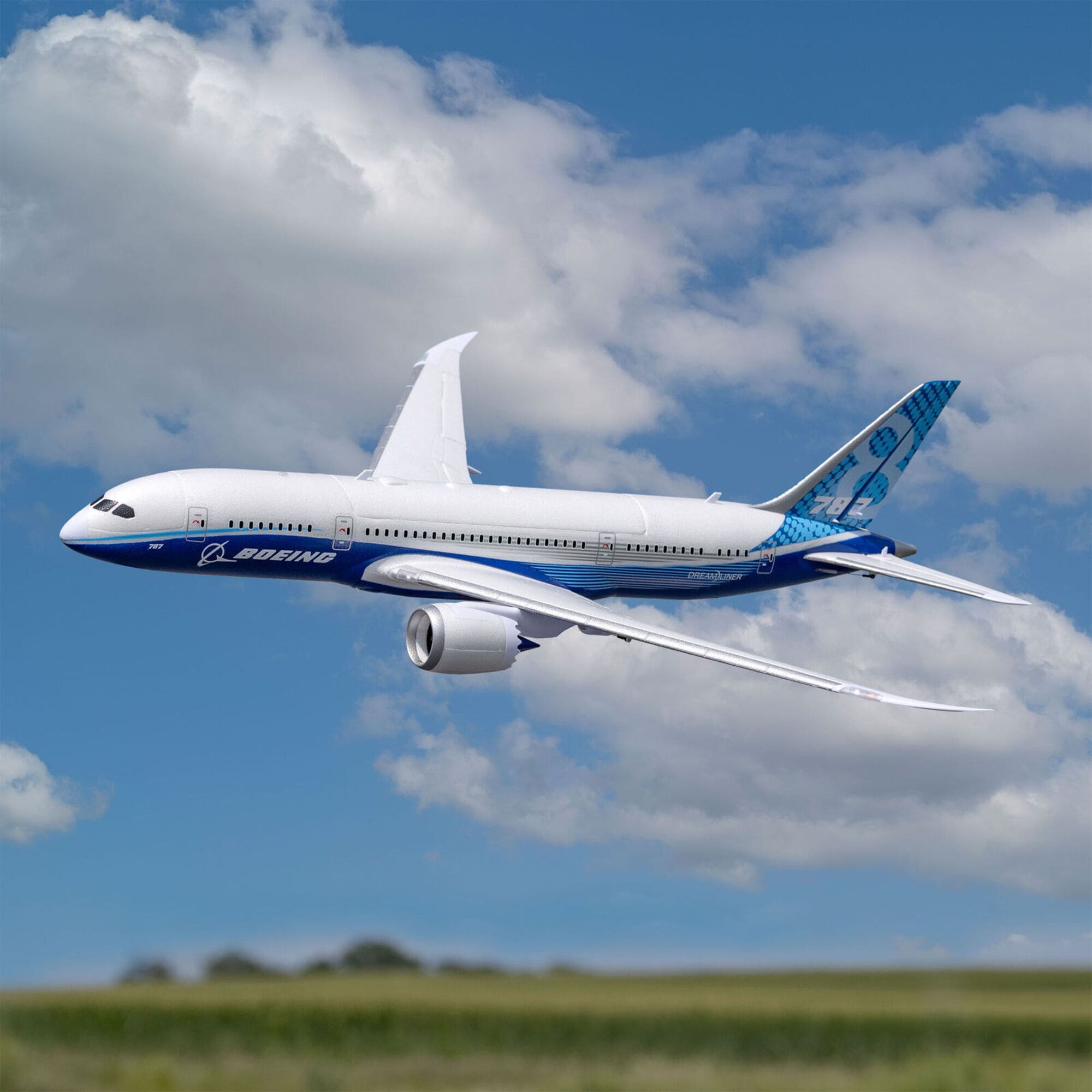 E-flite Micro Boeing 787-8 Dreamliner Twin 30 mm EDF BNF Basic mit AS3X und SAFE Select_ 715 mm Span