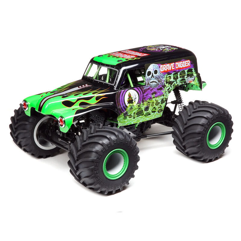 Losi RC Monster Truck 1 10 LMT Solid Axle 4WD Grave Digger RTR