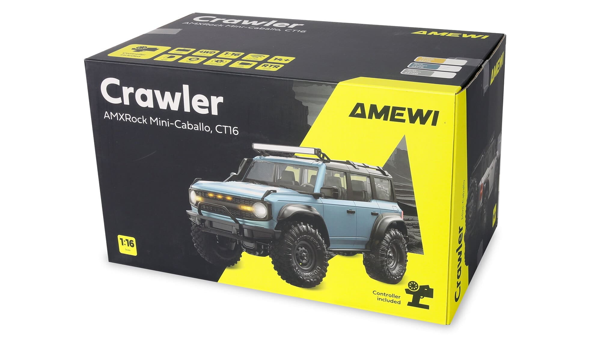 Amewi AMXRock Mini-Caballo RC Crawler 22720 1_16 RTR Blau