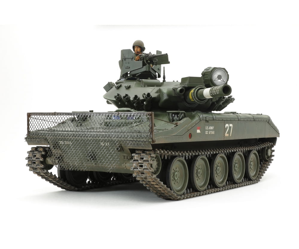Tamiya 1_16 US M551 Sheridan - Standmodell WWII_Cold War Tamiya 1_16 US M551 Sheridan Standmodell Plastikmodellbausatz_