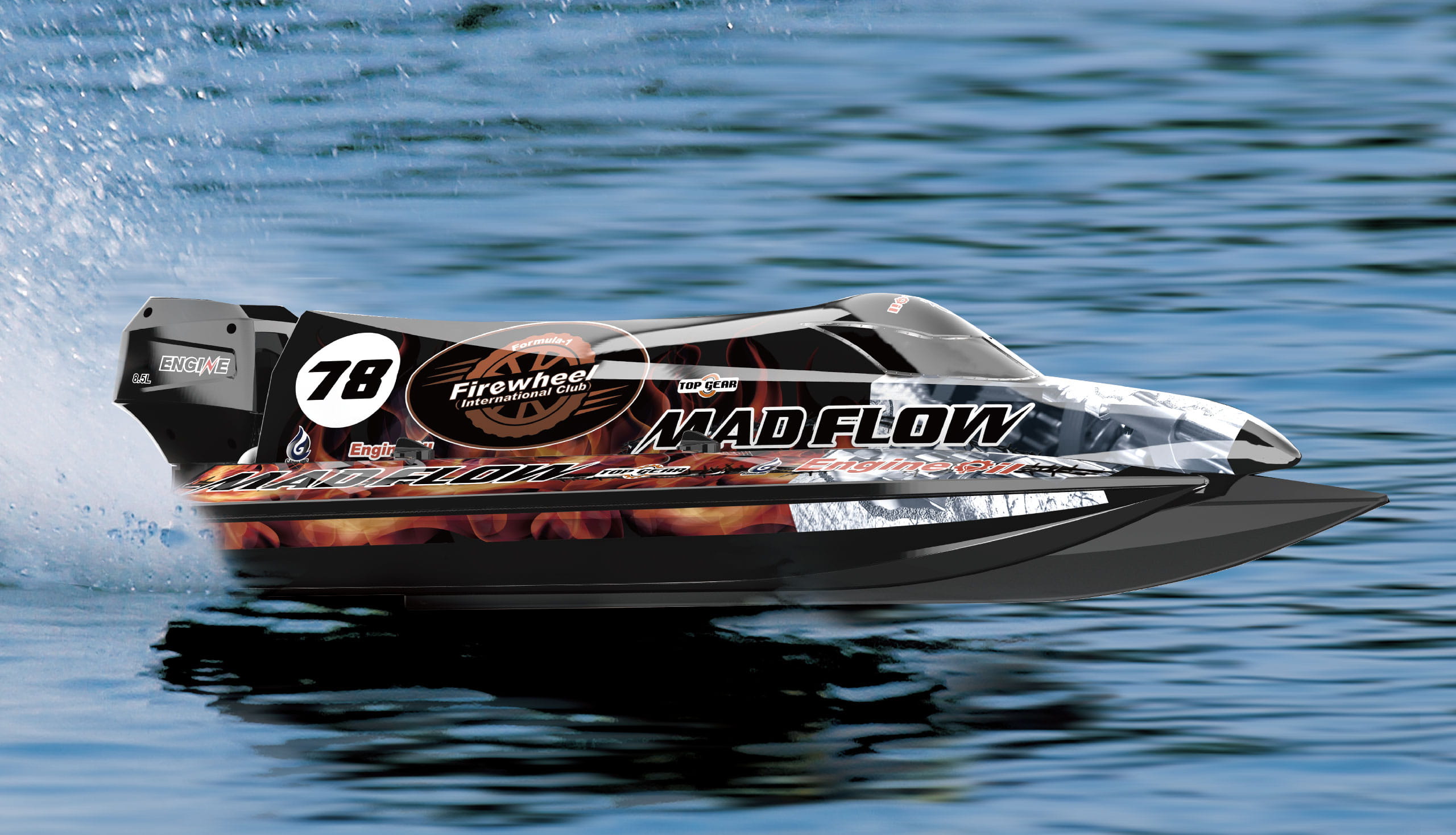 Amewi RC Boot Mad Flow V3 Formel Boot 590mm 3S brushless