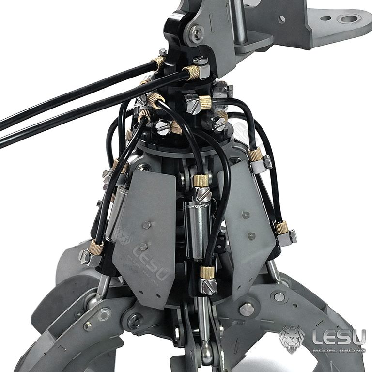 Lesu Schrottgreifer hydraulisch fuer ET35-Bagger - RC-Zubehoer