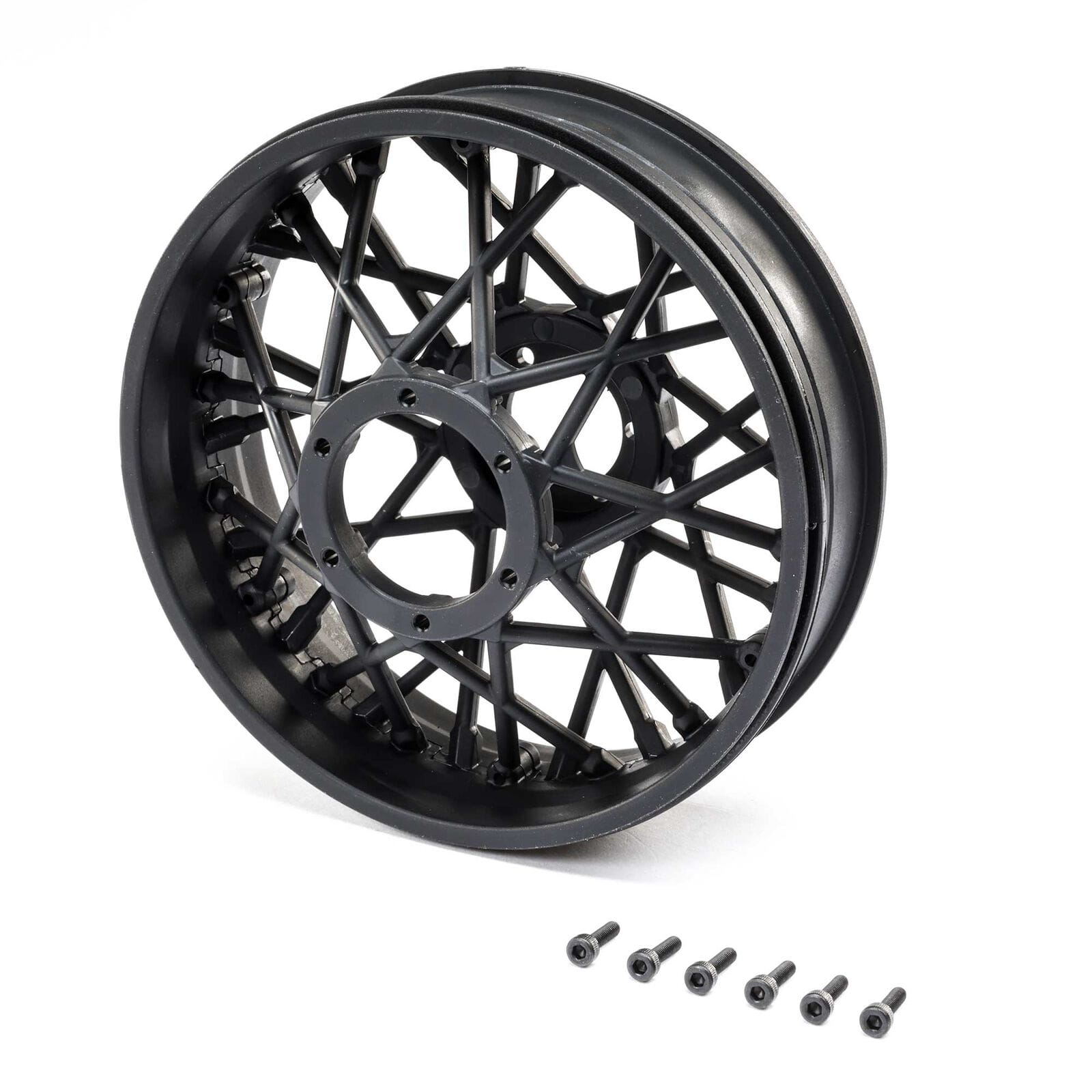 Losi Rear Wheel Set Black: Motorrad Promoto-MX