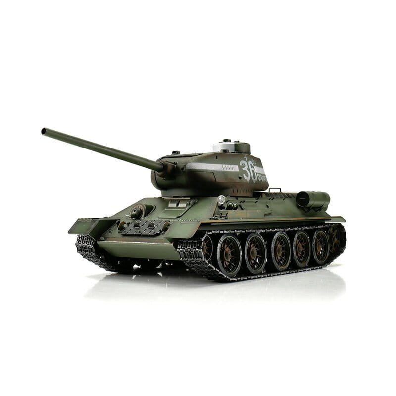 Torro RC Panzer 1:16 T-34/84 grün BB, Rauch, Sound RTR