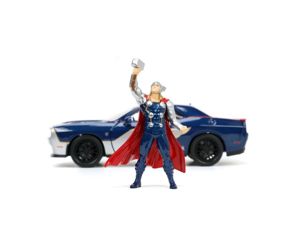 Jada Marvel Thor 2015 Dodge Challenger 1:24 Modellauto