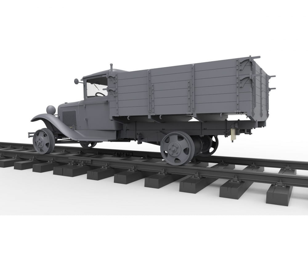 MiniArt 1:35 1,5to Schienen-LKW AA Ty Plastik Modellbausatz