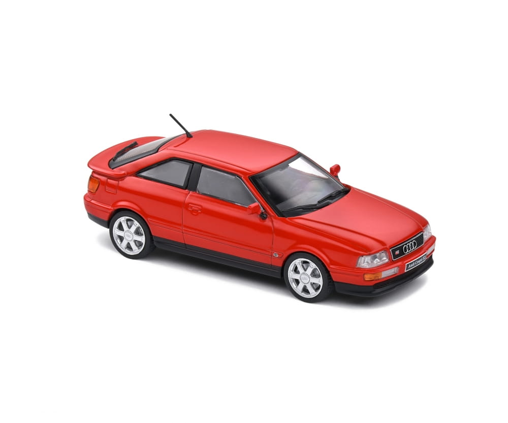 Solido 1_43 Audi S2 Coupe Modellauto rot - Detailgetreue Nachbildung