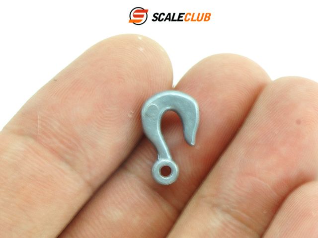 ScaleClub Haken klein mit Oese_ Metall - RC-Zubehoer