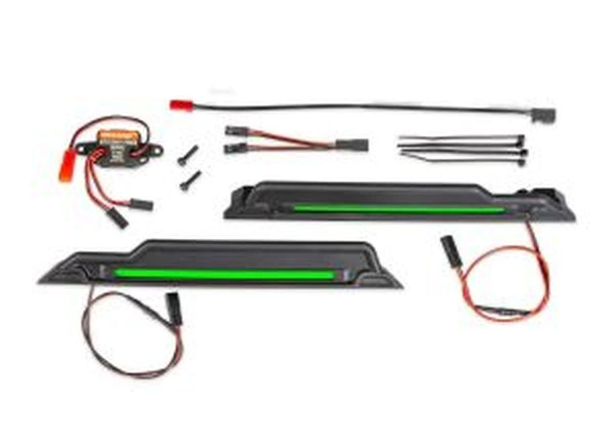 Traxxas Unterboden Licht-Set gruen fuer Funco fuer RC Modelle