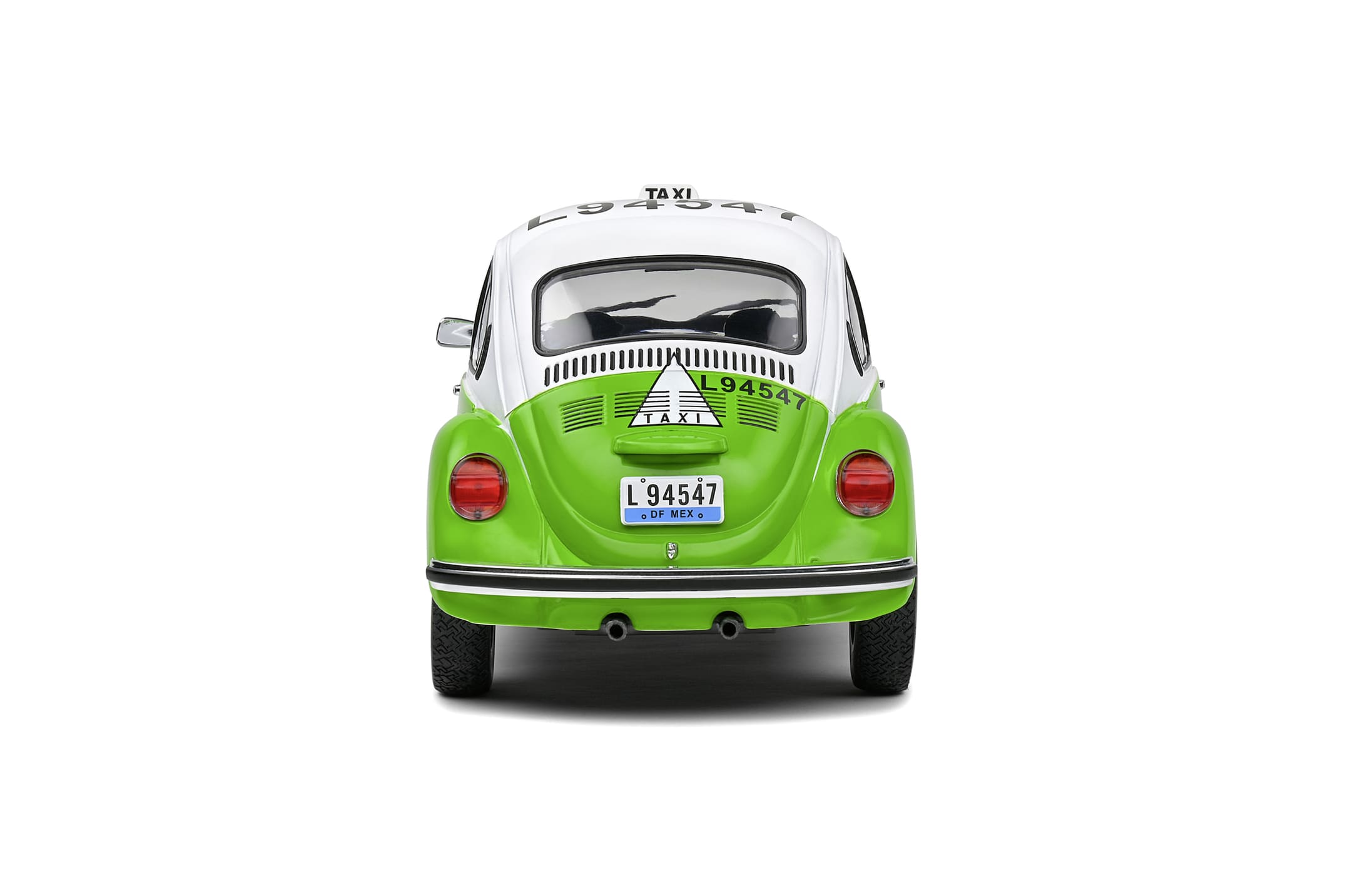 Solido 1_18 Volkswagen Beetle 1303 Mexican Taxi 1974 gruen Detailgetreue Nachbildung