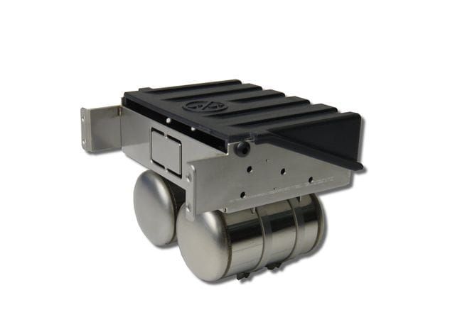 Thicon ScaleClub 1:14 Batteriekasten breit aus V2A für Tamiya LKW