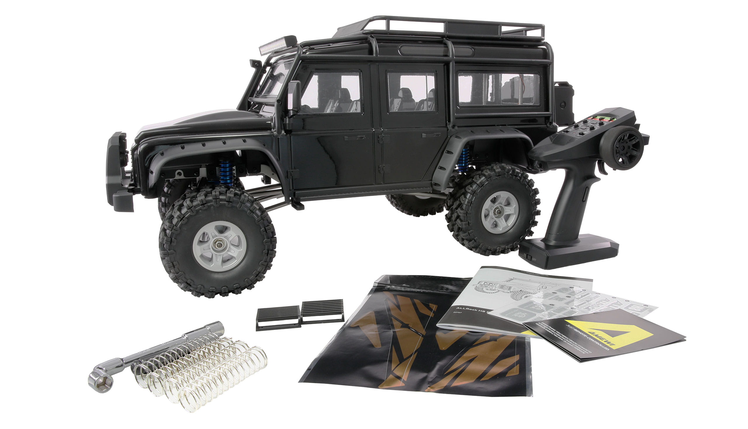 Amewi ALLRock H8 PRO Scale RC Crawler brushless 1_8 ARTR schwarz - Art_-Nr. 22727