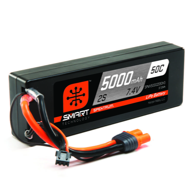 spektrum 5000mah 2s lipo akku 50c