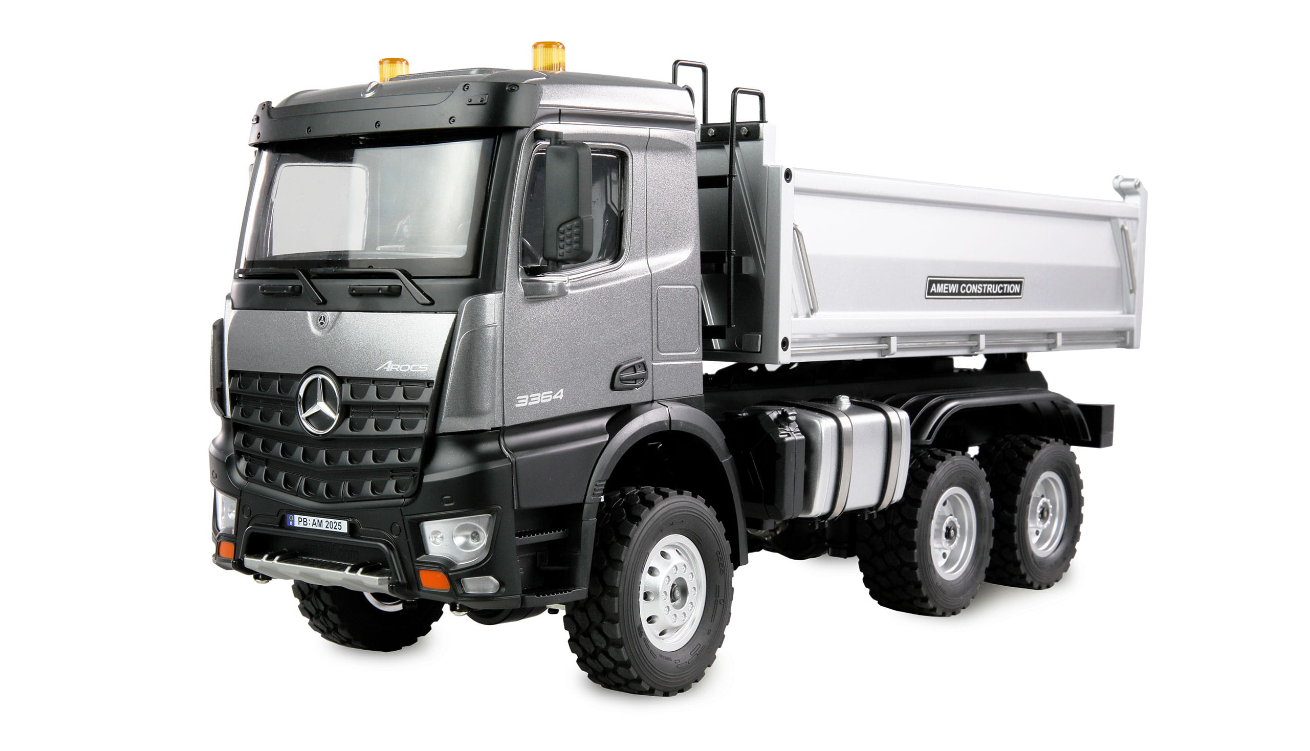 Mercedes-Benz Arocs 6x6 Kipper 1_14 RTR anthrazit