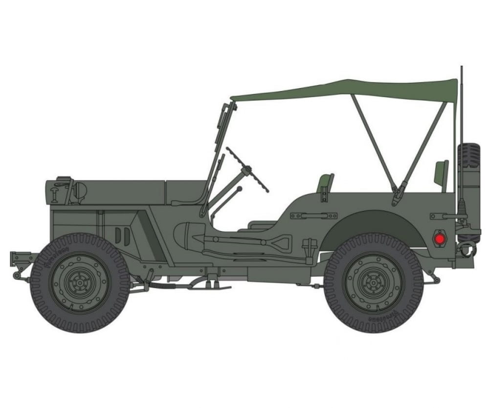 Italeri 1:24 Willys Jeep MB "80th Anniversary"