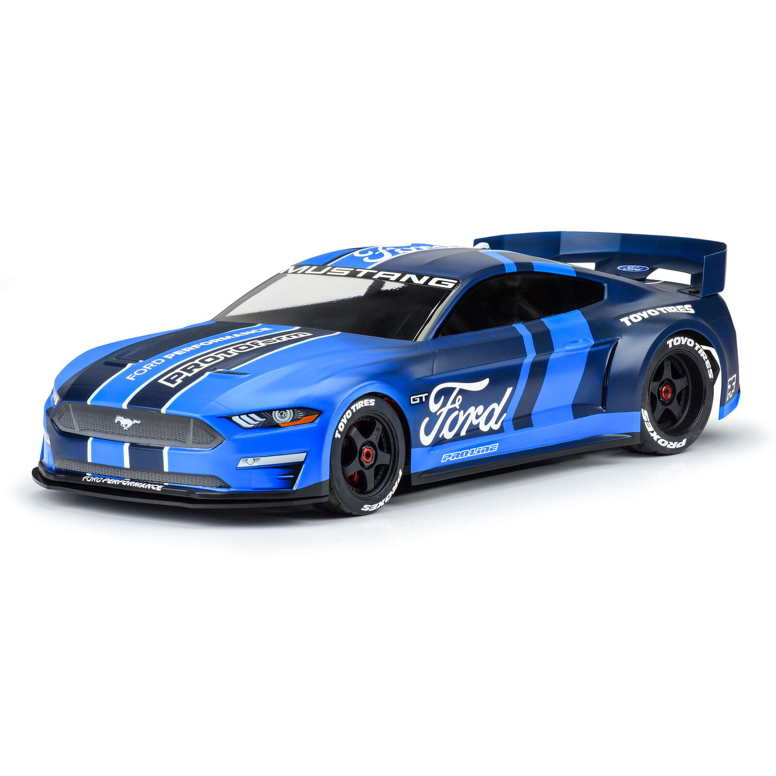 Protoform 1_7 2021 Ford Mustang GT Clear Karosserie fuer ARRMA Felony - RC-Zubehoer