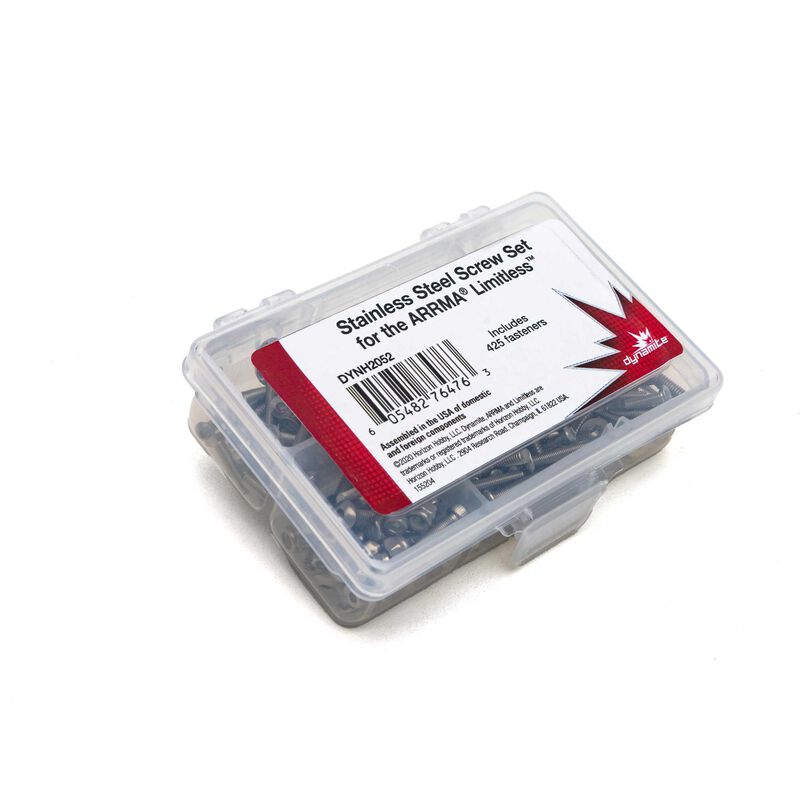 Dynamite Stainless Steel Screw Set_ Arrma Limitless - RC-Zubehoer
